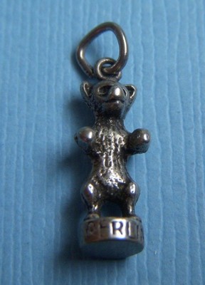 Vintage Berlin Germany bear silver charm | eBay