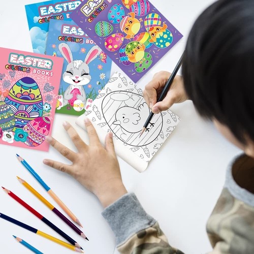 12 Assorted Easter Mini 5 X 7 Coloring Books for Kids, Pack of 12 - Bild 5 von 6