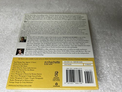 Nicholas Sparks Safe Haven Audio Book 2010 Compact Discs Unabridged New - Picture 3 of 3