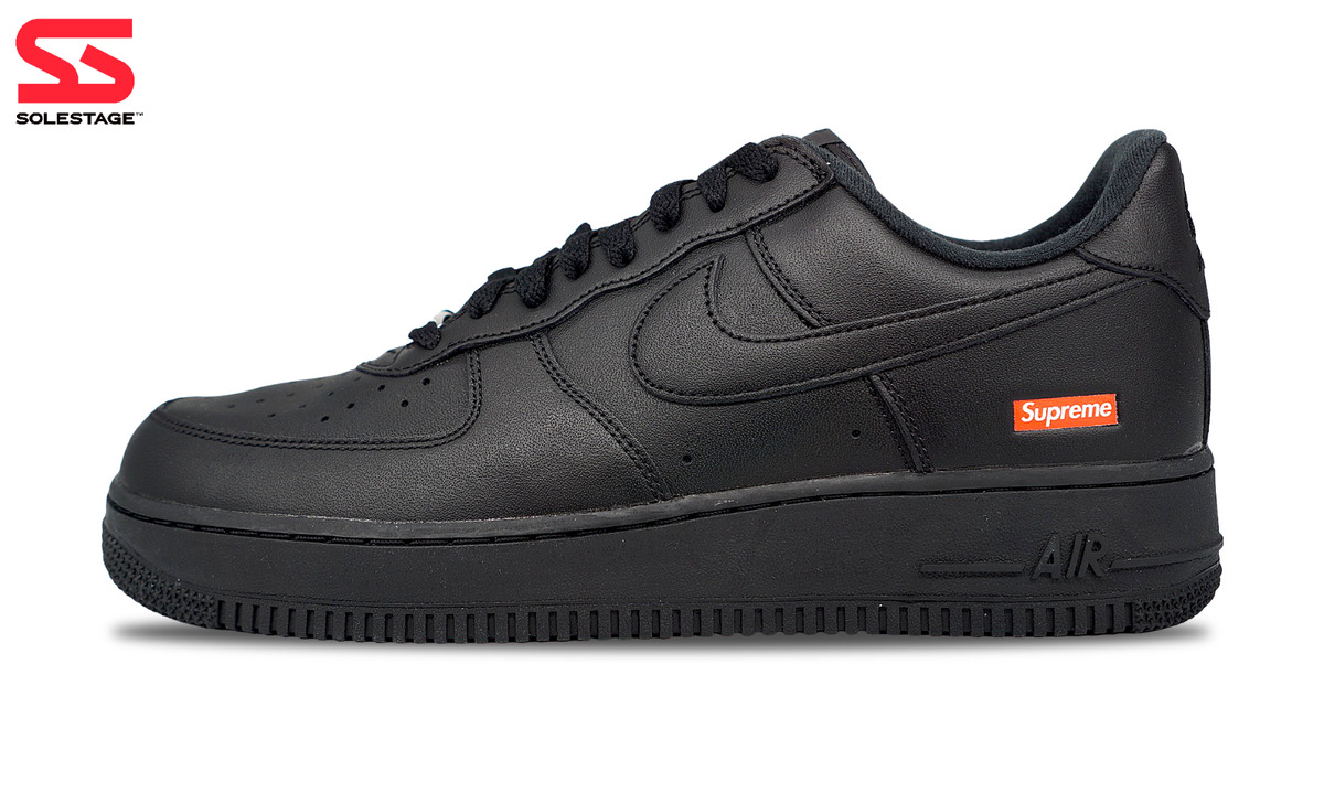 Nike Air Force 1 Low x Supreme Black 2020 (CU9225-001) Men's Size 4-15