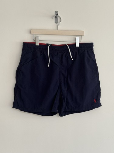 Polo Ralph Lauren Badeshorts dunkelblau mit rotem Besatz XL