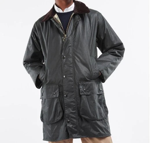 Barbour border sales waxed jacket