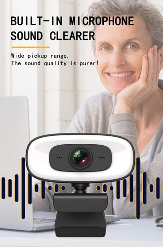 4K WEB Cam Mit Stand Autofokus Professionale Kamera Für Live Streaming PC Laptop - Bild 5 von 15