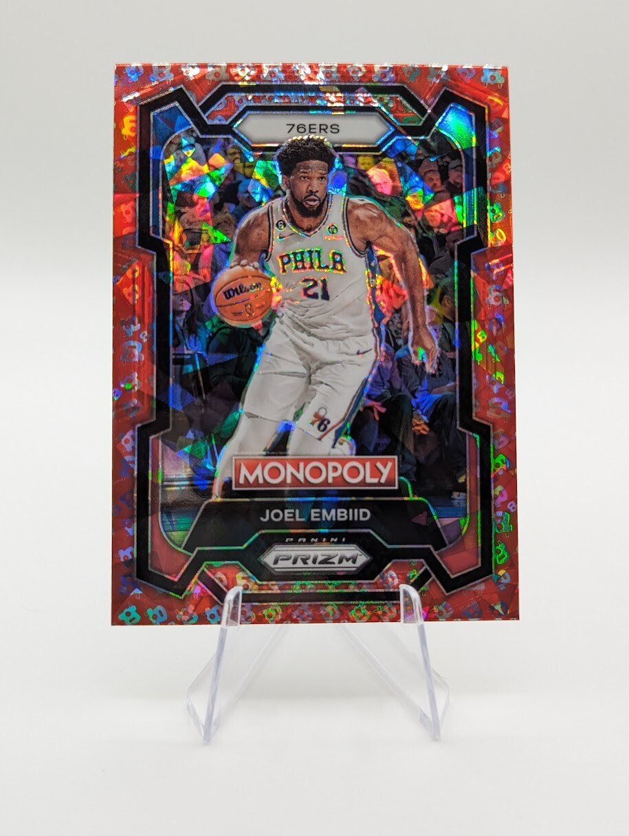 Joel Embiid 2023-24 Panini Prizm Monopoly Free Parking SP Prizm #69 76ers