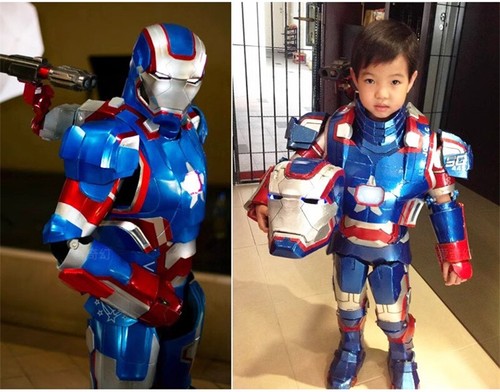 Iron Man Armor Helmet Suit War Machine Iron Patriot DIY Cosplay Wearable Props - Picture 18 of 30