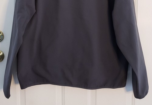 FILA Mens Full Zip Soft Shell Long Sleeve Gray & Black Color-block Jacket Size L - Picture 7 of 8