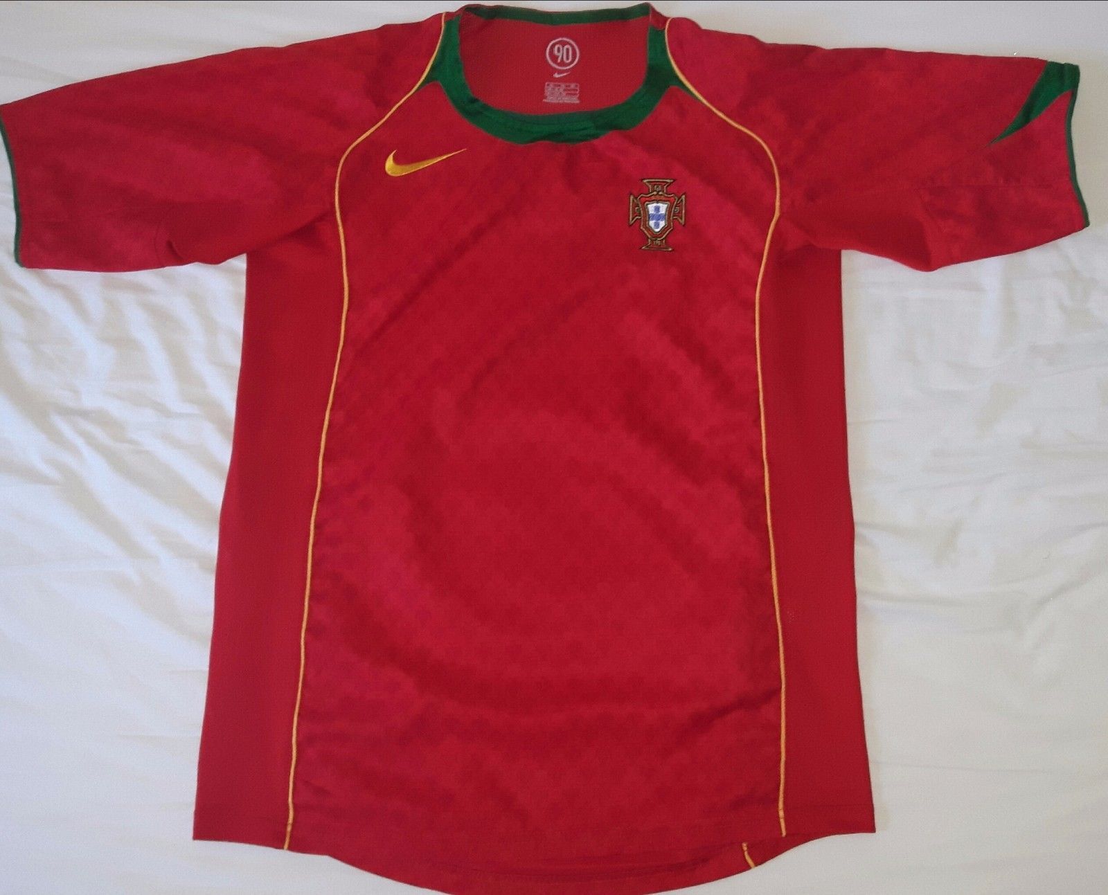 MAILLOT PORTUGAL EURO 2004 - PORTUGAL 04 SHIRT MAILLOT 2004 PORTUGAL EURO 2004 MAILLOT - PORTUGAL 04 SHIRT 5203d5