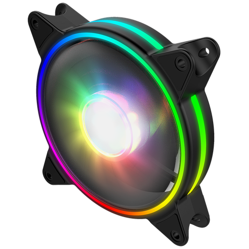 Game Max Razor Extreme 12 cm ARGB PC Lüfter RTB 3polig M&F Aura Header und 3-Pin Power - Bild 3 von 14