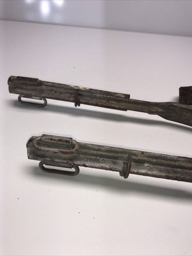 Antique LINEMAN SPIKES w/ Leather Straps - Pittsburgh, PA - Brooks Climber - Picture 7 of 11