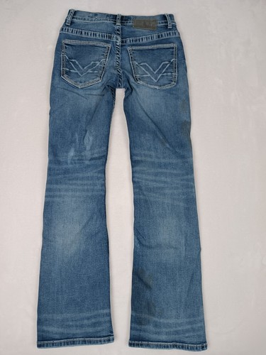 BKE Aiden Bootcut 26R (26x29) Slim-fit Blue Jeans Women's - Picture 6 of 12