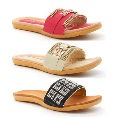 Ladies New Womens Diamante Beach Shoes Size Summer Flip Flops Sandals Flat Mules | eBay Ladies New Womens Diamante Beach Shoes Size Summer Flip Flops Sandals Flat Mules | eBay
