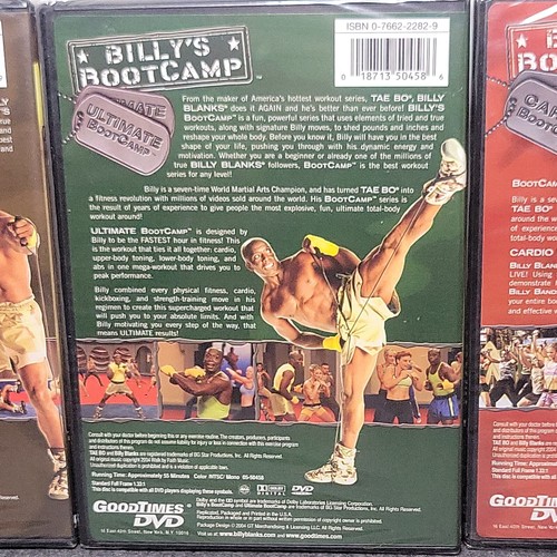 Billy's Bootcamp 3 DVD Set: Ab Bootcamp, Cardio Bootcamp, Ultimate Bootcamp - Picture 6 of 7