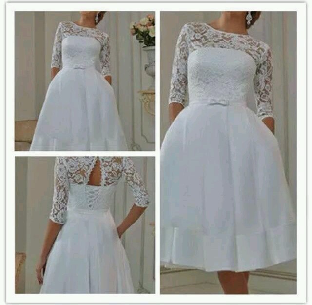 Tea Length Wedding Dresses Size 14