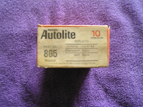 Autolite 10pk #865 Spark Plugs-NOS - Picture 2 of 2