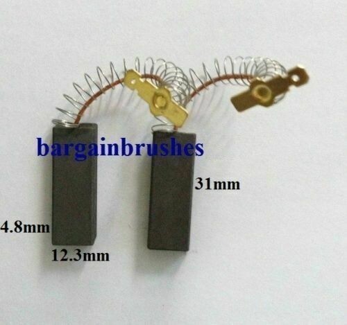 CARBON BRUSHES FITS BOSCH WAE24364GB/19 WASHING MACHINE MOTOR X 2 PAIR E102 - Picture 2 of 2