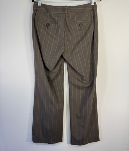 Banana Republic Hose braun Nadelstreifen Wolle Kleid Hose Stretch Größe 6R - Bild 5 von 5