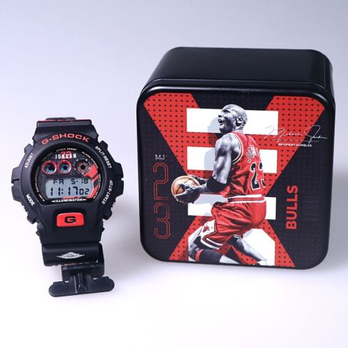 Reloj Michael Jordan Negro Personalizado G Shock Chicago DW 6900 - Imagen 3 de 7