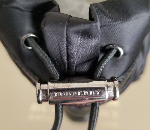BOTAS DE LLUVIA BURBERRY LOGO ACOLCHADO NYLON NEGRO GRIS EU 35 I LOVE SHOES - Imagen 5 de 12