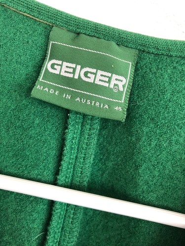 Geiger Damen Weste aus gekochter reiner Wolle, Gr. 46, Made in Austria - grün - Bild 2 von 4
