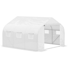 Walk-in Tunnel Greenhouse Gardening Outdoor Planting Shed Heavy Duty Warm House