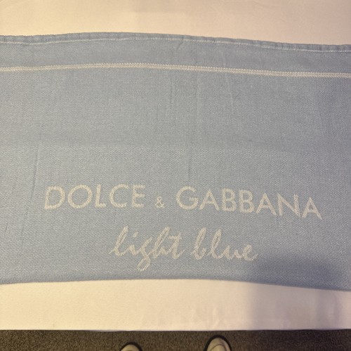 Strandtuch Dolce und Gabanna hellblau 3x5
