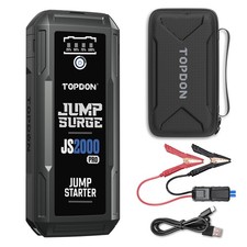 TOPDON 2500A Car Jump Starter 16000mAh Booster Jumper Power Bank Battery Charger
