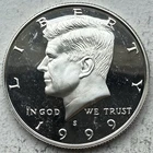1999-S Kennedy Half Dollar Proof 90% Silver-INV#8636