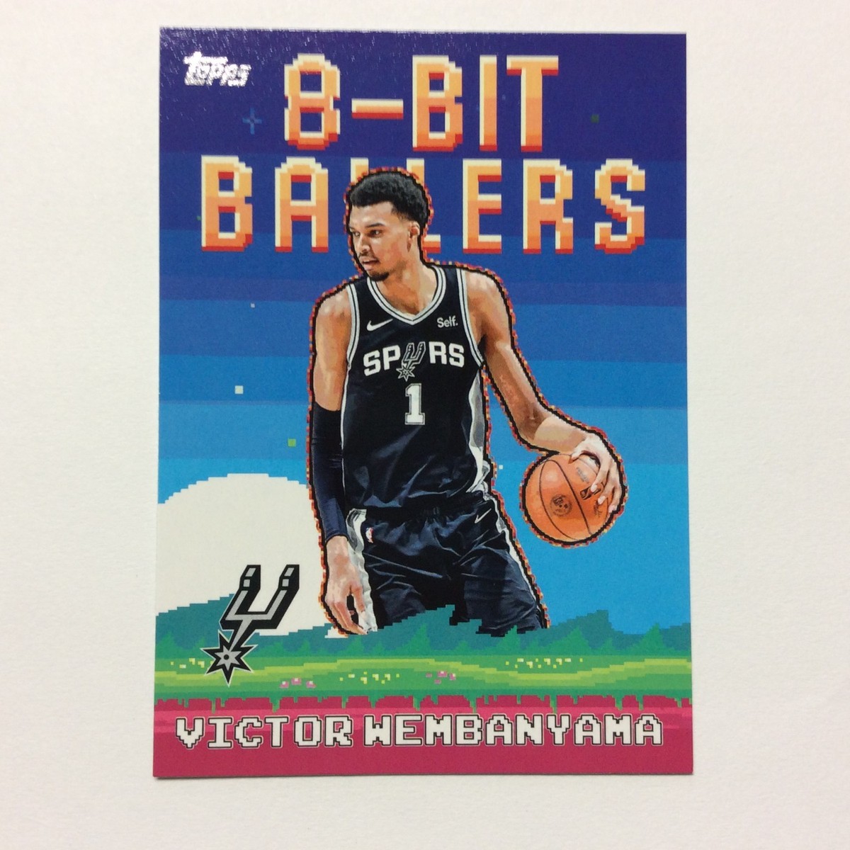 2025-26 Topps Basketball 8-Bit Ballers 8B-4 Victor Wembanyama