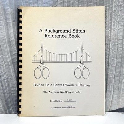 1988 Limited Edition #278 1988 Needlepoint Background Stitch Reference Book ANG
