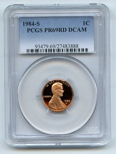 1984-S Lincoln Memorial Cent Proof — photo from the most recent tracked eBay sale