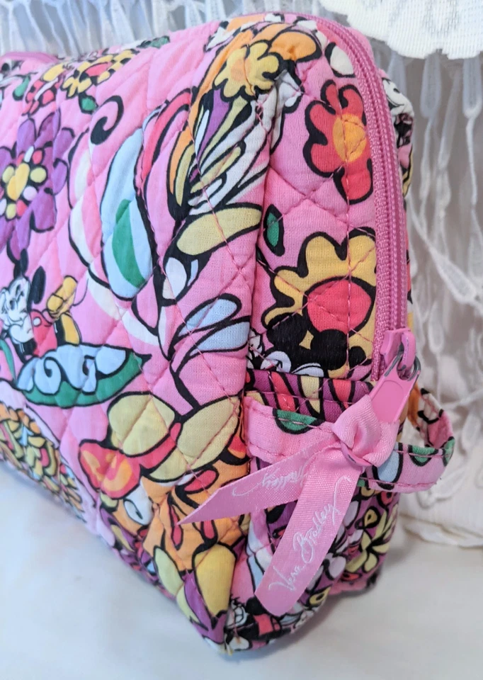 Vera Bradley косметический макияж сумка Disney Parks Микки и Минни-Маус розовый - Изображение 2 из 4
