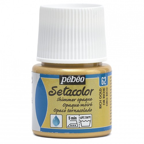 Pebeo SETACOLOR DECKEND Permanent Bügelfix Gewebe Textilfarbe 45ml - Bild 49 von 60