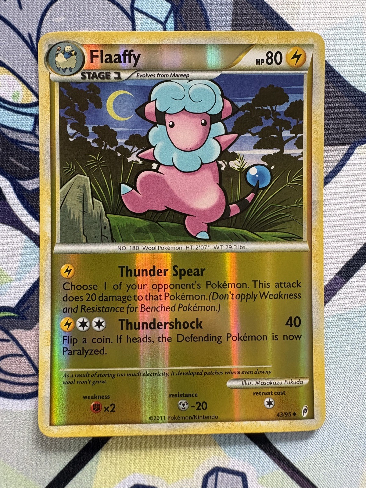 Flaaffy 43/95 Reverse Holo Call of Legends Pokemon Card Near Mint/Excellent