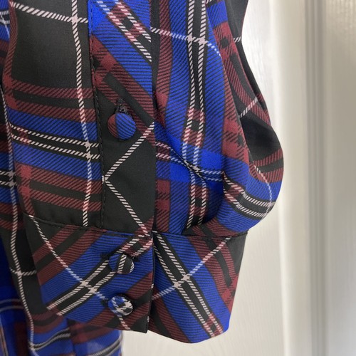 Torrid Top 2x kariert bunt langarm Knopfleiste kariert Herbst Freizeit - Bild 5 von 13