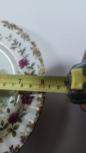 Piatto Royal Albert Old Country Roses Cottage 8" usato in ottime condizioni - Foto 8 di 8