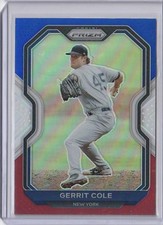2021 Prizm Baseball Gerrit Cole #77 Red White & Blue Prizm New York 