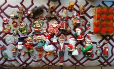Vintage Christmas Ornaments No Boxes lot of 50