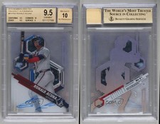 2018 Bowman High Tek Prospects Ronald Acuna Jr BGS 9.5 GEM MINT Rookie Auto RC