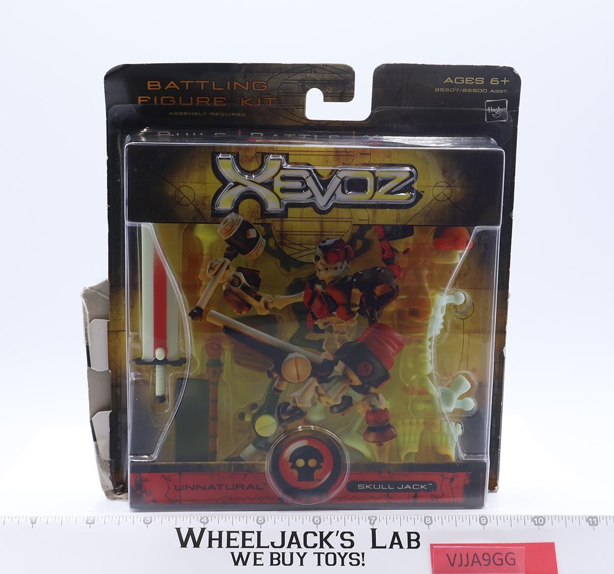 Skull Jack Xevoz Battling Figure Kit 2003 Hasbro Action Figure NEW
