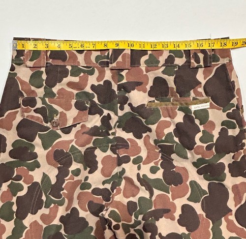 Game Winner Duck Frog Camo Brush Guard Hunting Pants Zip Ankle 37x27 *FlawREAD - Picture 5 of 11