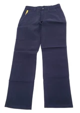 Mens Weatherproof Regular Fit Straight Leg Flex Commuter Pants 30 x 32 Navy Blue
