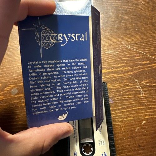 NEW AGE CASSETTE TAPE AMBIENT SYNTH Crystal - Rainbow Voyagers 1983 Real People - Imagen 5 de 15