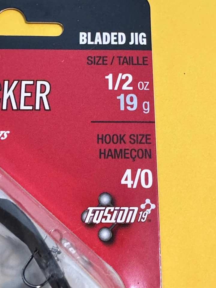 Plantilla Berkley Slobberknocker Bladed 3/8oz 4/0 Gancho Luz Negra Especial Foto 2 de 4