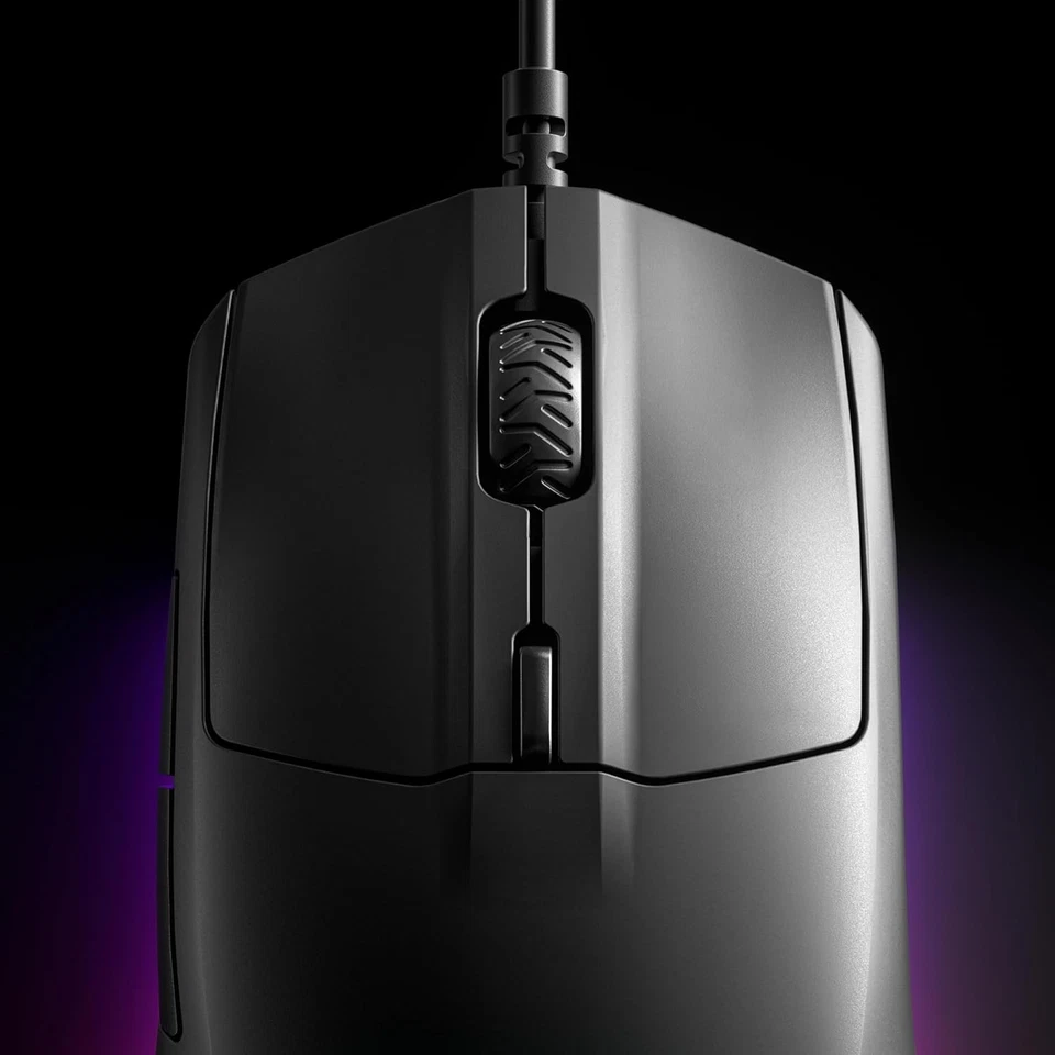 SteelSeries Rival 3 Gaming Mouse Brilliant Prism RGB Lighting Black - Image 3 of 4