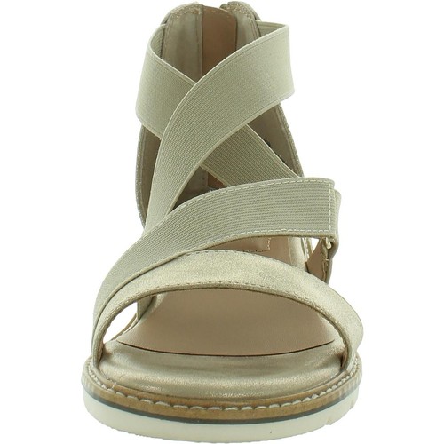 Adam Tucker ALI18 goldene Damen-Riemchensandalen 7,5 Medium (B, M) Brittany and Hanna Factory Outlet 0865 - Bild 2 von 3