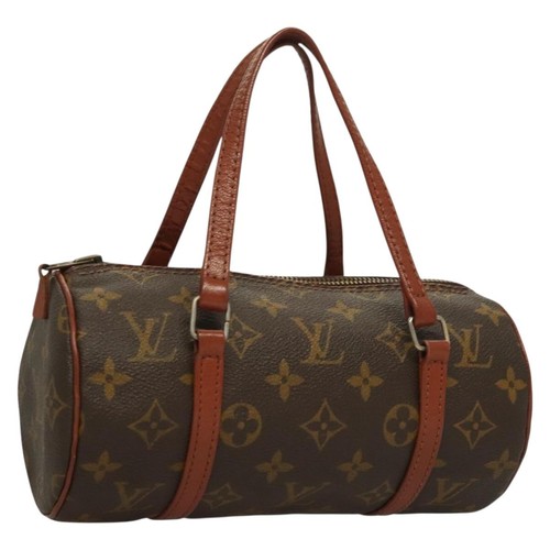 LOUIS VUITTON Monogram Papillon 19 Hand Bag M51389 LV Auth 135477