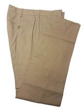 Lands' End Men's No Iron Tailored Fit Plain Front Chino Pants 31" Inseam NWOT