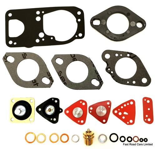 RENAULT 5 GT TURBO +9+11+18 FUEGO SOLEX 32 DIS CARB/CARBURETTOR SERVICE KIT - Picture 2 of 2