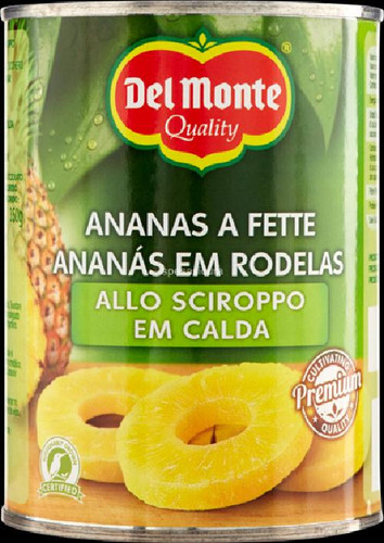 DEL MONTE ANANAS A FETTE ALLO SCIROPPO 570 G - Foto 1 di 1