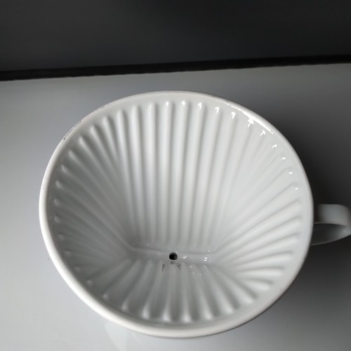 Melitta Filtro Café Porcelana Blanco 1 Agujero 102 Buen Estado aprox 12 x 10,5 cm - Imagen 3 de 5